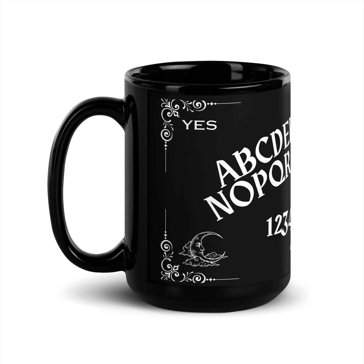 Mug brillant noir | Ouija | Kayeri