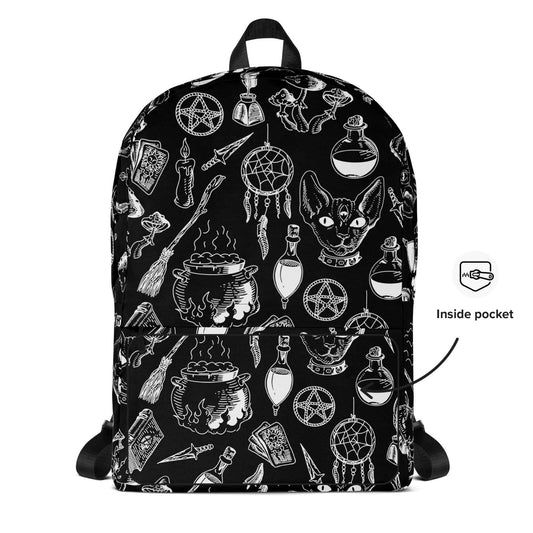 Sac à dos | Chat et pentagramme | Kayeri