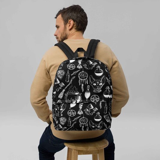 Sac à dos | Chat et pentagramme | Kayeri