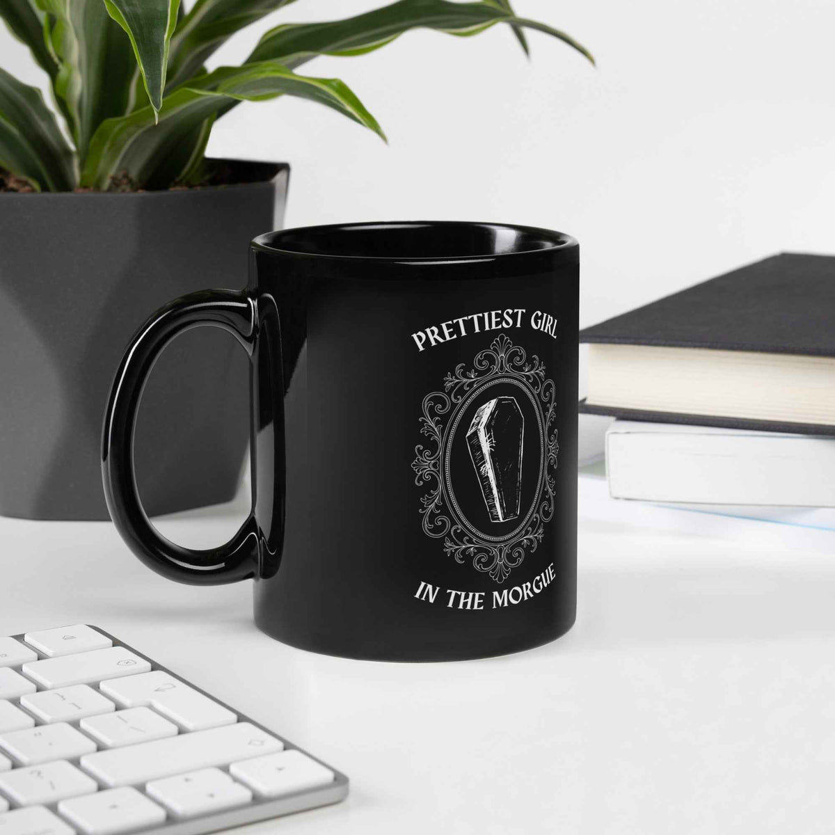 Mug brillant noir | Morgue | Kayeri