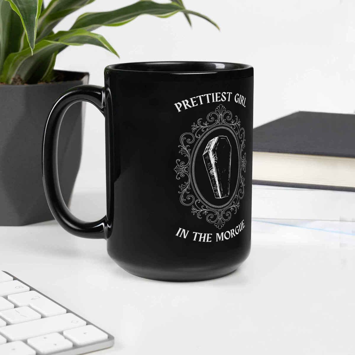 Mug brillant noir | Morgue | Kayeri