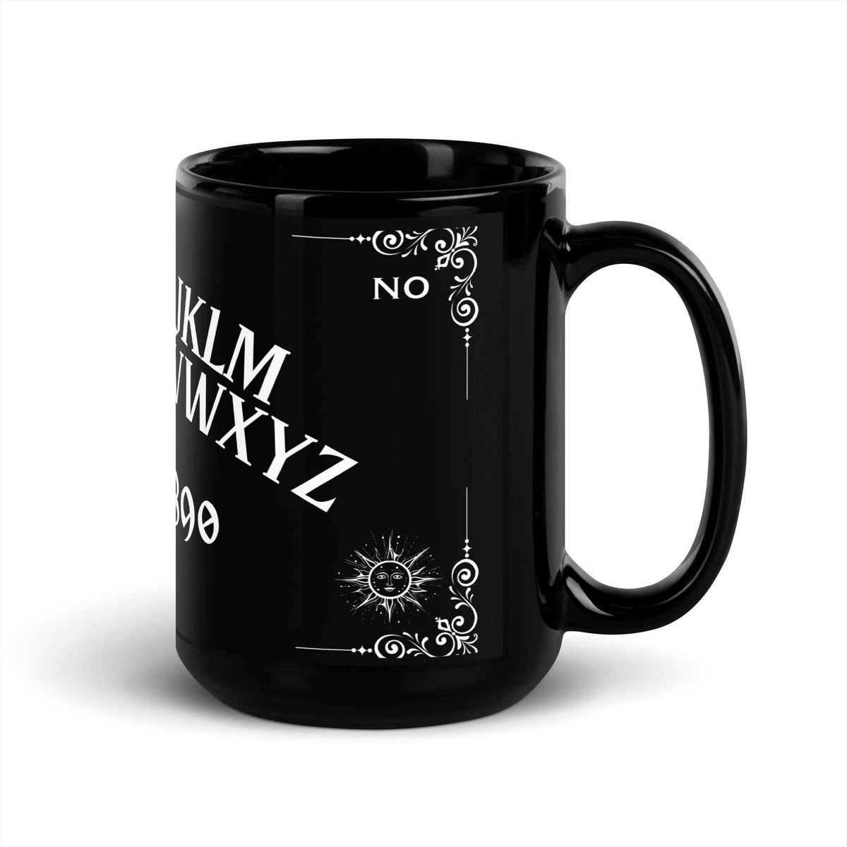 Mug brillant noir | Ouija | Kayeri