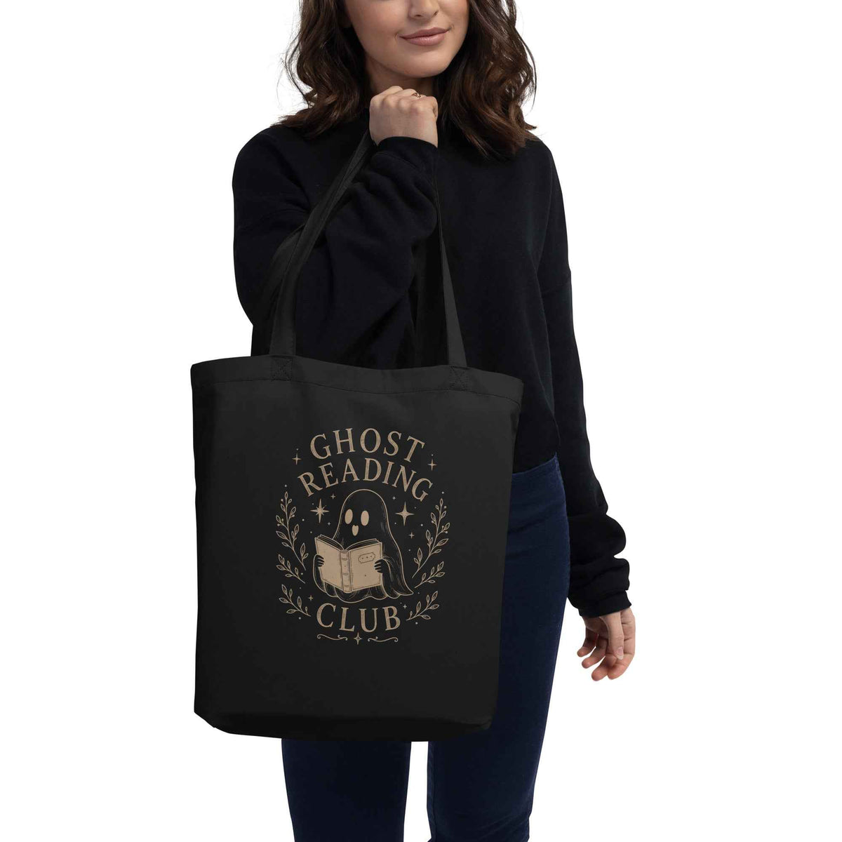 Tote Bag Ghost Reading Club | Kayeri