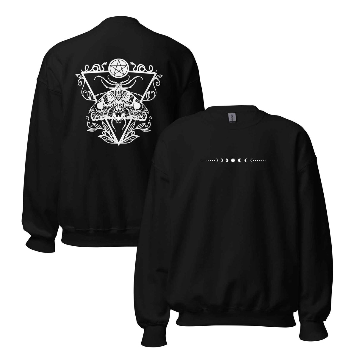 Sweat Unisexe à Col Rond Phases lunaires