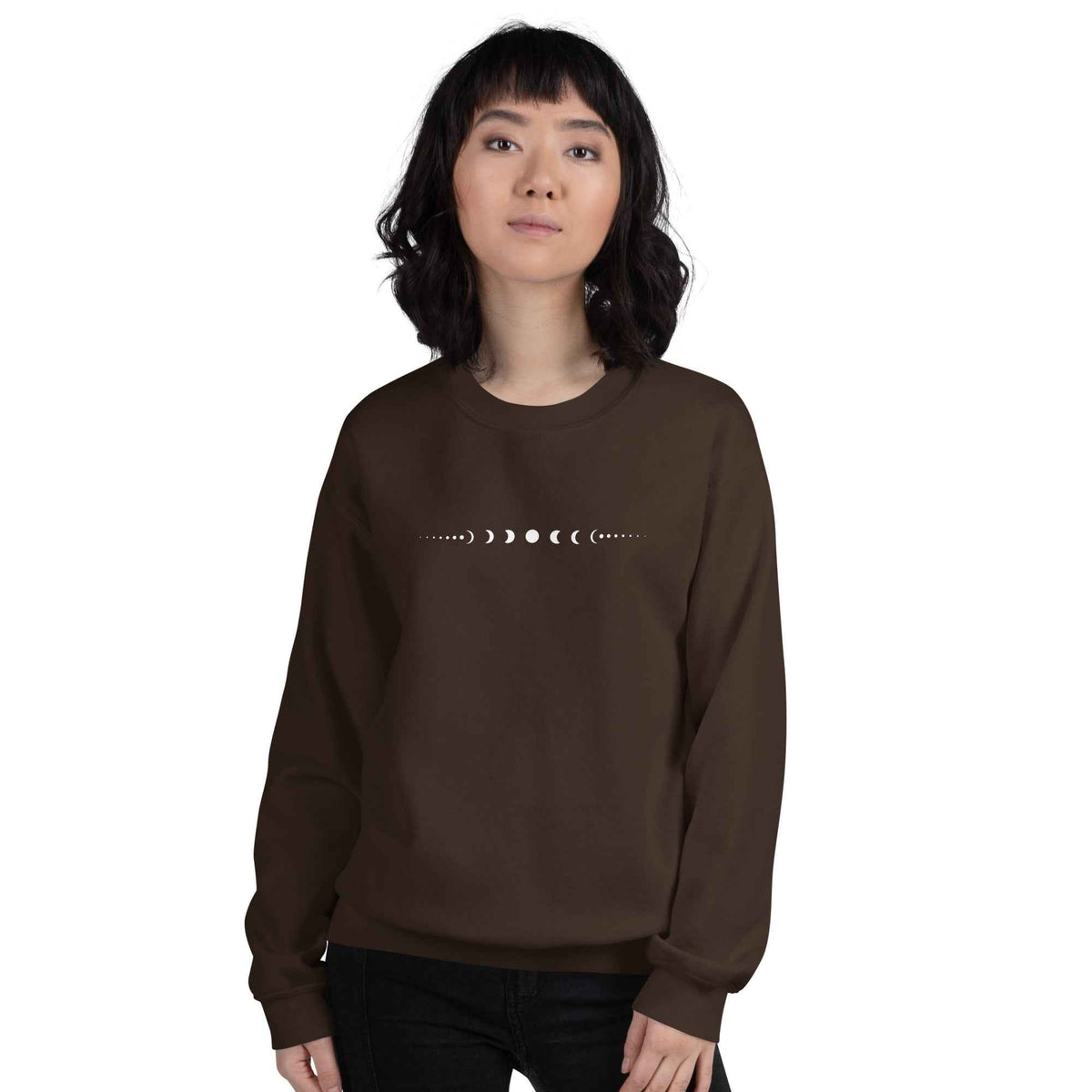 Sweat Unisexe à Col Rond Phases lunaires
