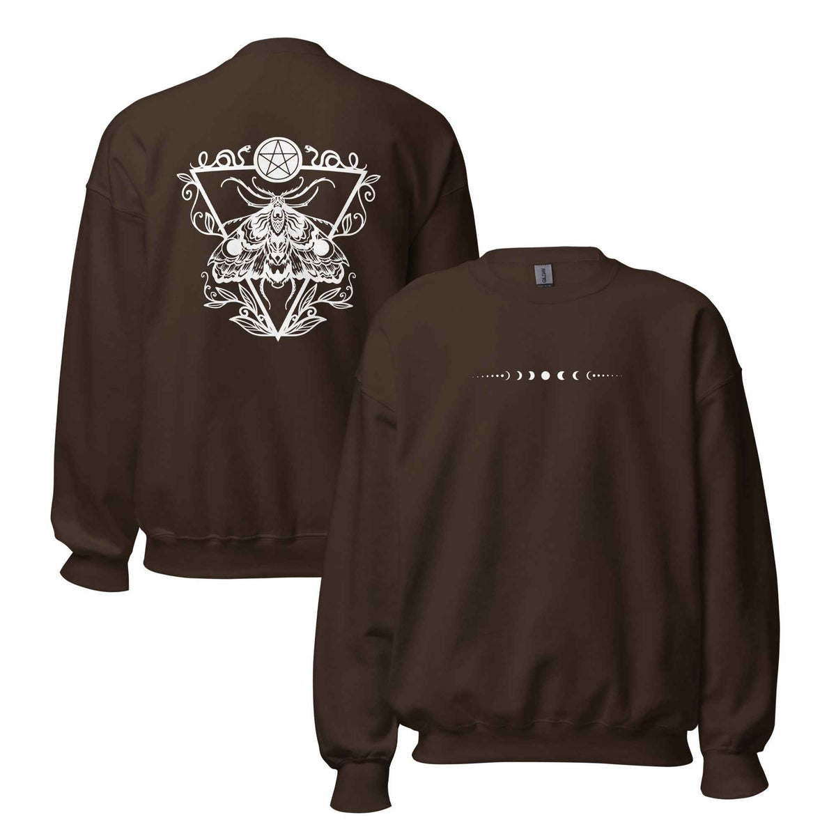 Sweat Unisexe à Col Rond Phases lunaires