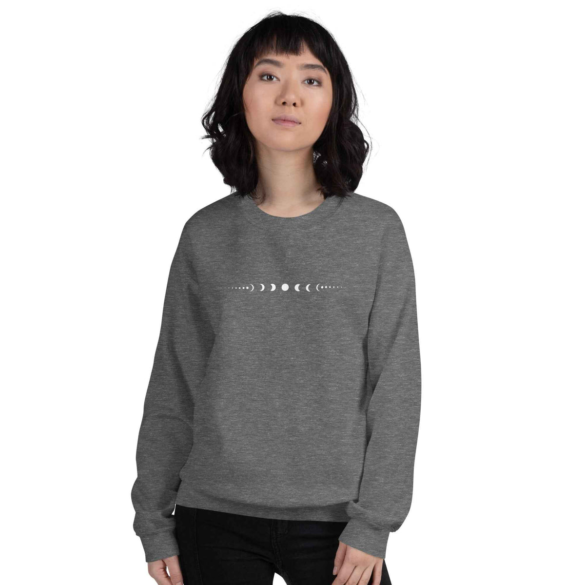 Sweat Unisexe à Col Rond Phases lunaires
