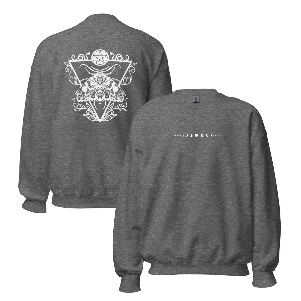 Sweat Unisexe à Col Rond Phases lunaires
