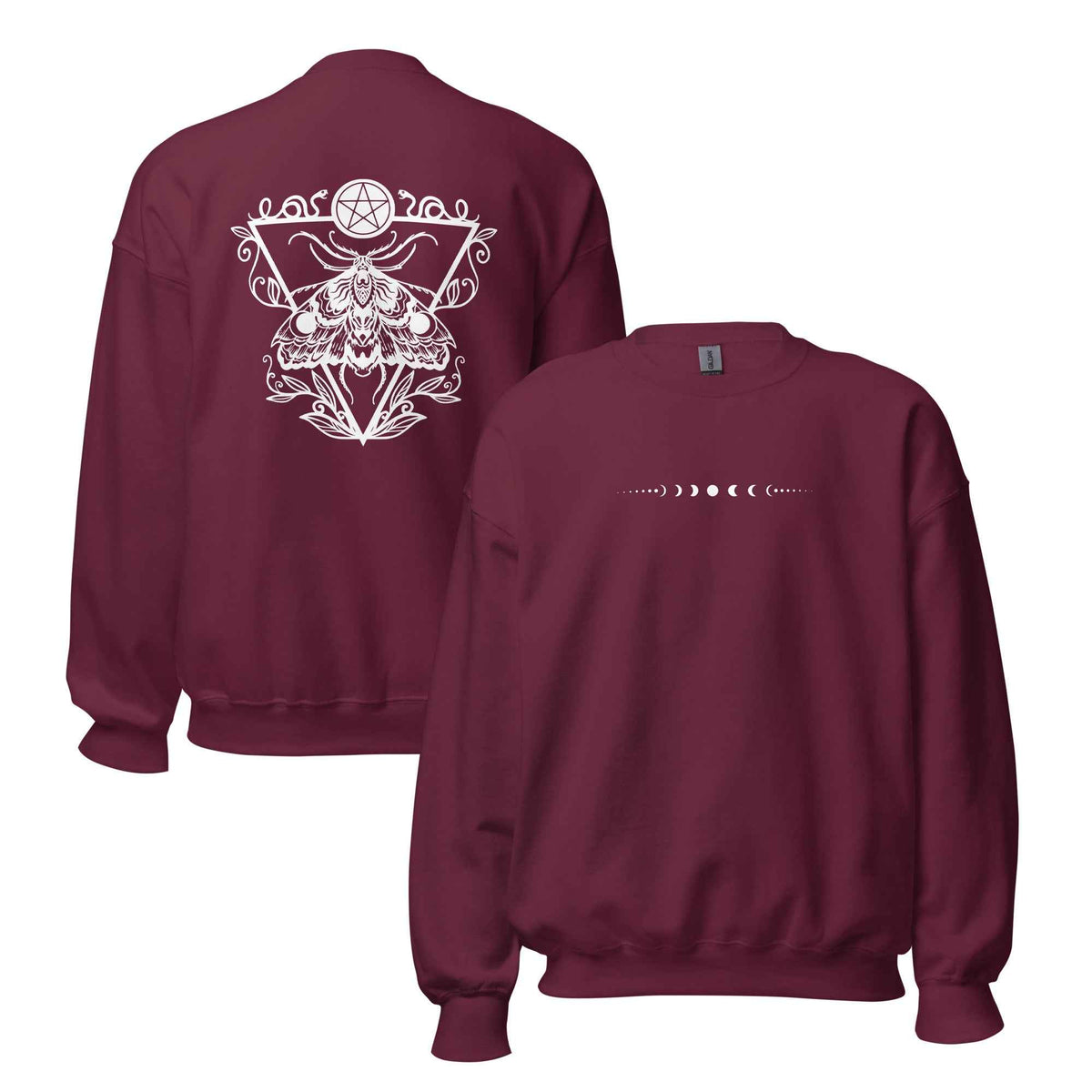 Sweat Unisexe à Col Rond Phases lunaires