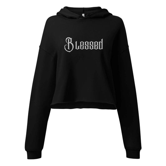 Sweat à Capuche Crop-Top | Blessed | Kayeri