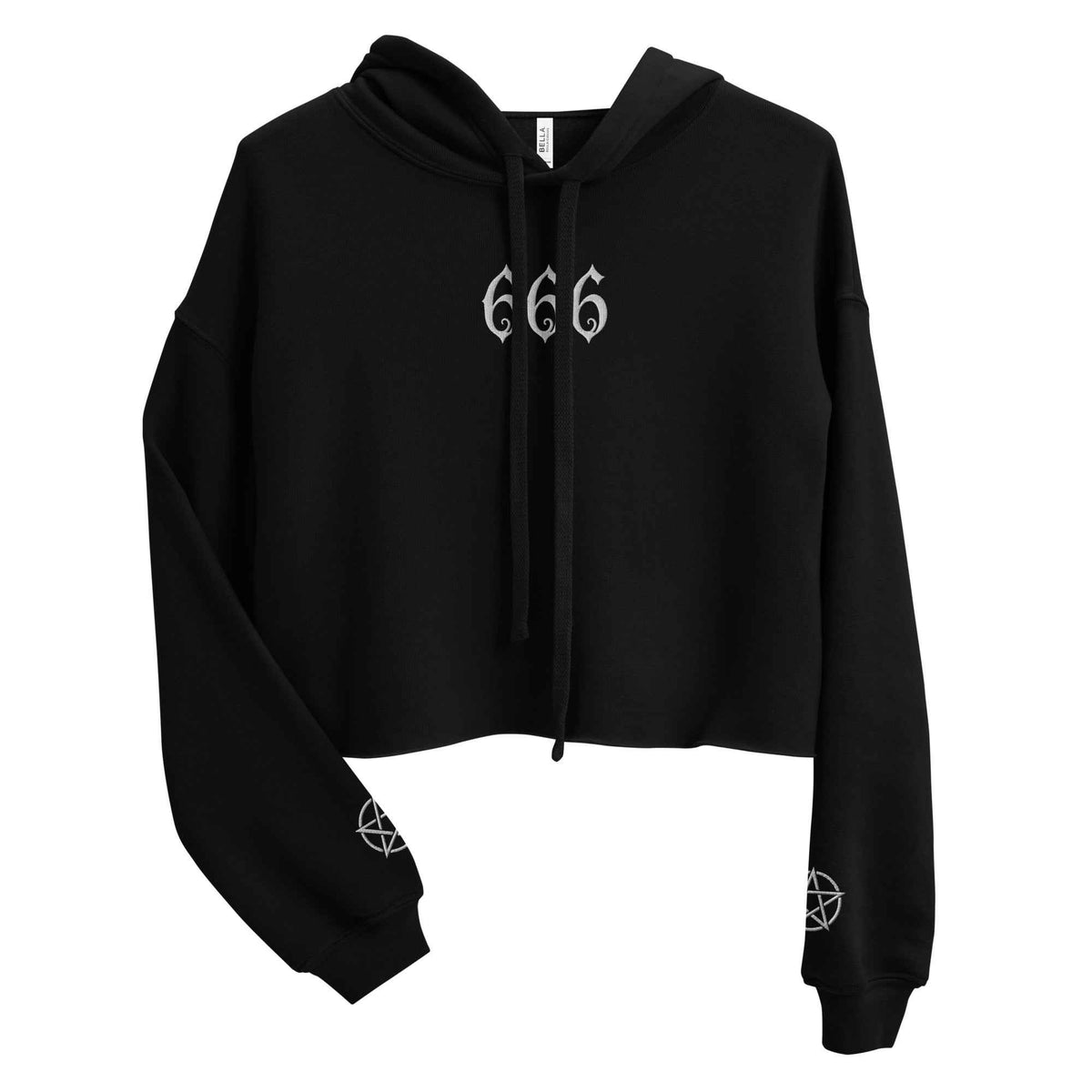 Sweat à Capuche Crop-Top | 666 | Kayeri