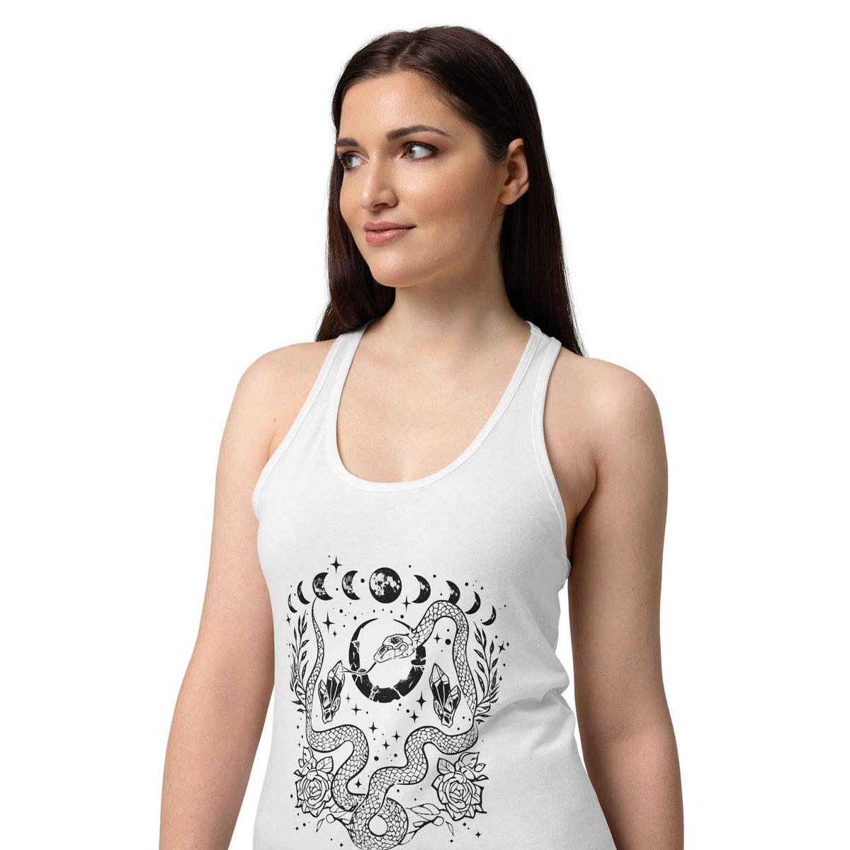 Débardeur blanc | Serpents & Lune | Kayeri