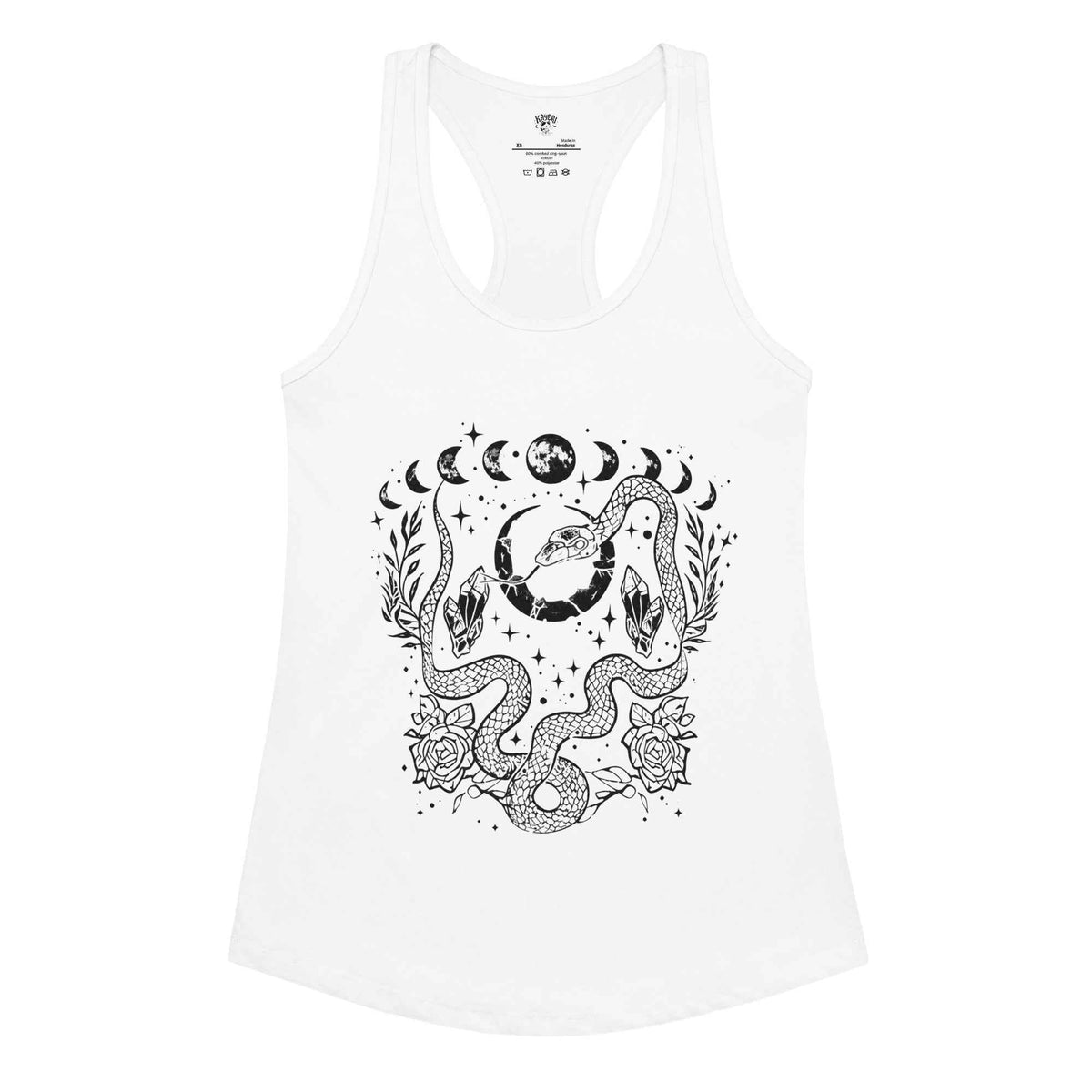 Débardeur blanc | Serpents & Lune | Kayeri